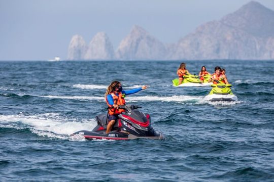 Double Jet Ski and Boat Ride in The Sea of Cortez Guided Tour