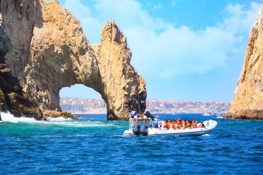 Boat Ride to the Arch and Beach Camel Ride in Cabo San Lucas Shared Tour