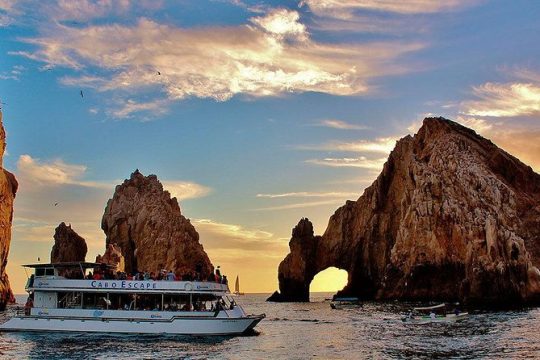 Sunset Dinner Cruise with Open Bar from Cabo San Lucas