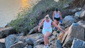 Rugged hike to view a beautiful sunset.